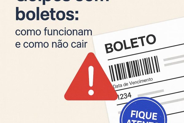 Como evitar cair em golpes com boletos bancários