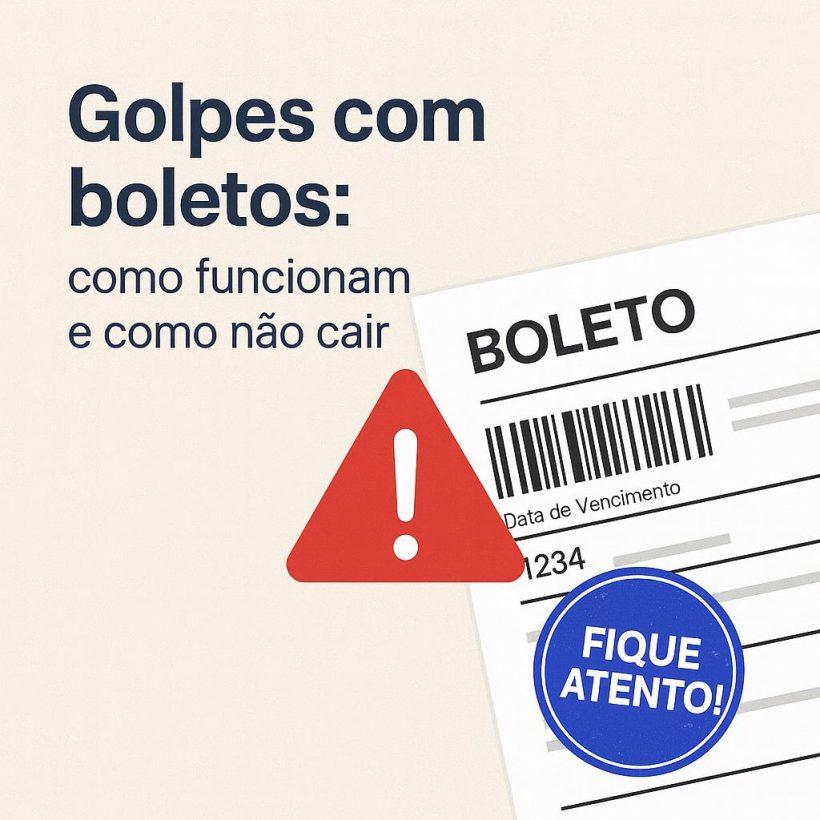 Como evitar cair em golpes com boletos bancários